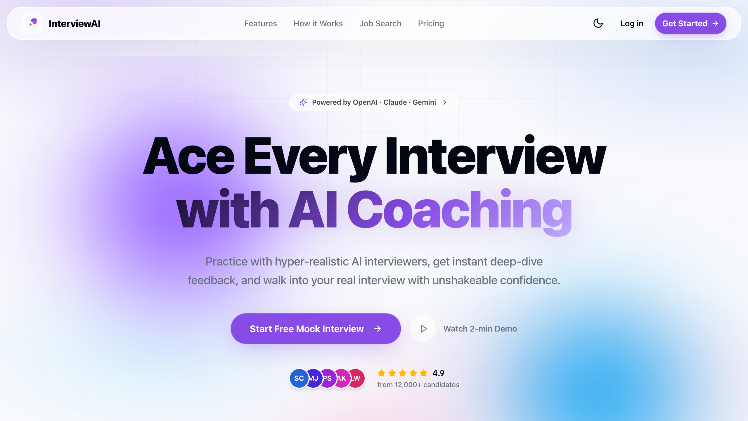 Interview screenshot